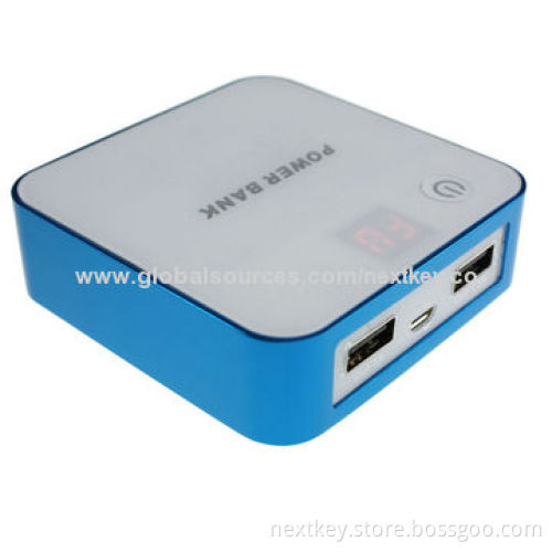 2014 Newest Design 6,600mAh Cube Portable Mobile Power Banks, 5V/1A Output